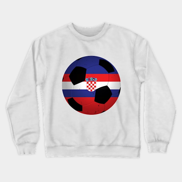 Soccer, Croatia soccer design, Croatian Flag Crewneck Sweatshirt by maro_00